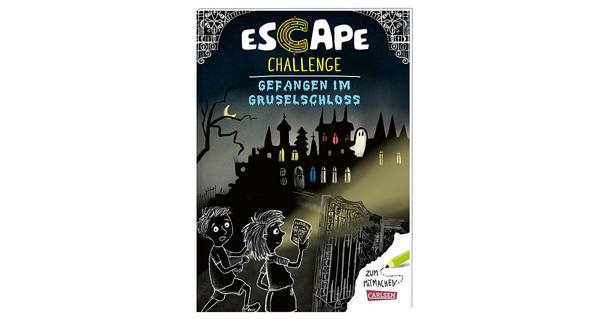 Buch - Escape Challenge: Gefangen im Gruselschloss Buch - Escape Challenge: Gefangen im Gruselschloss von Carlsen Verlag