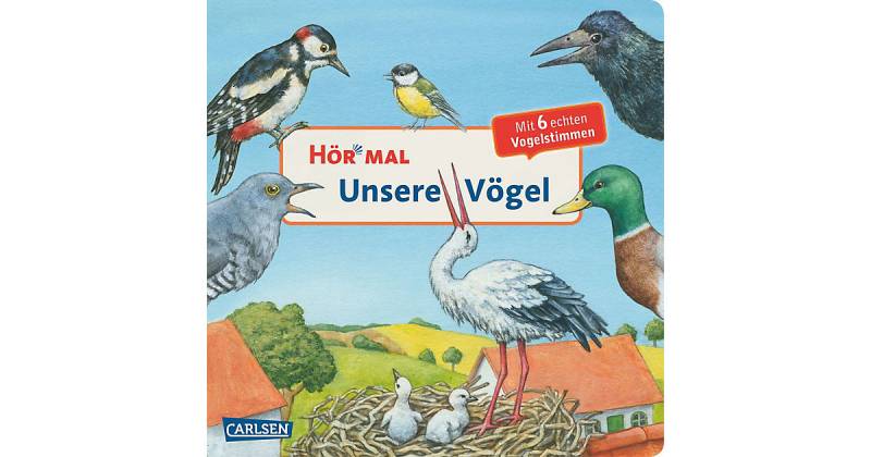 Buch - Hör mal - Unsere Vögel, Soundbuch mit Tiergeräuschen von Carlsen Verlag