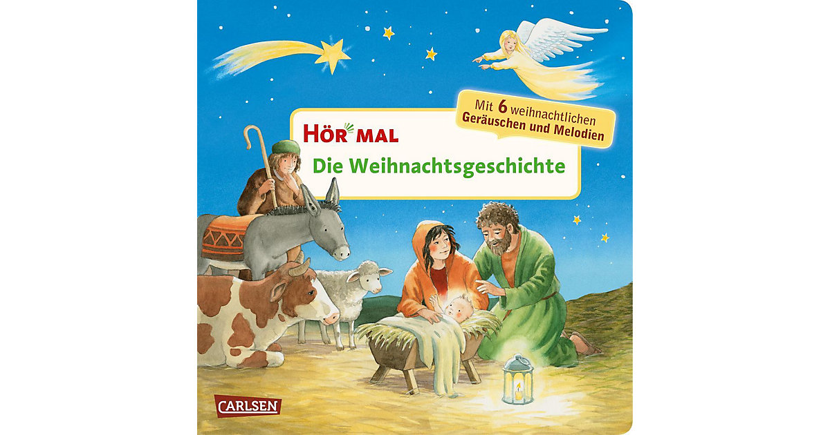 Buch - Hör mal: Die Weihnachtsgeschichte, Soundbuch mit Geräuschen Buch - Hör mal: Die Weihnachtsgeschichte, Soundbuch mit Geräuschen von Carlsen Verlag