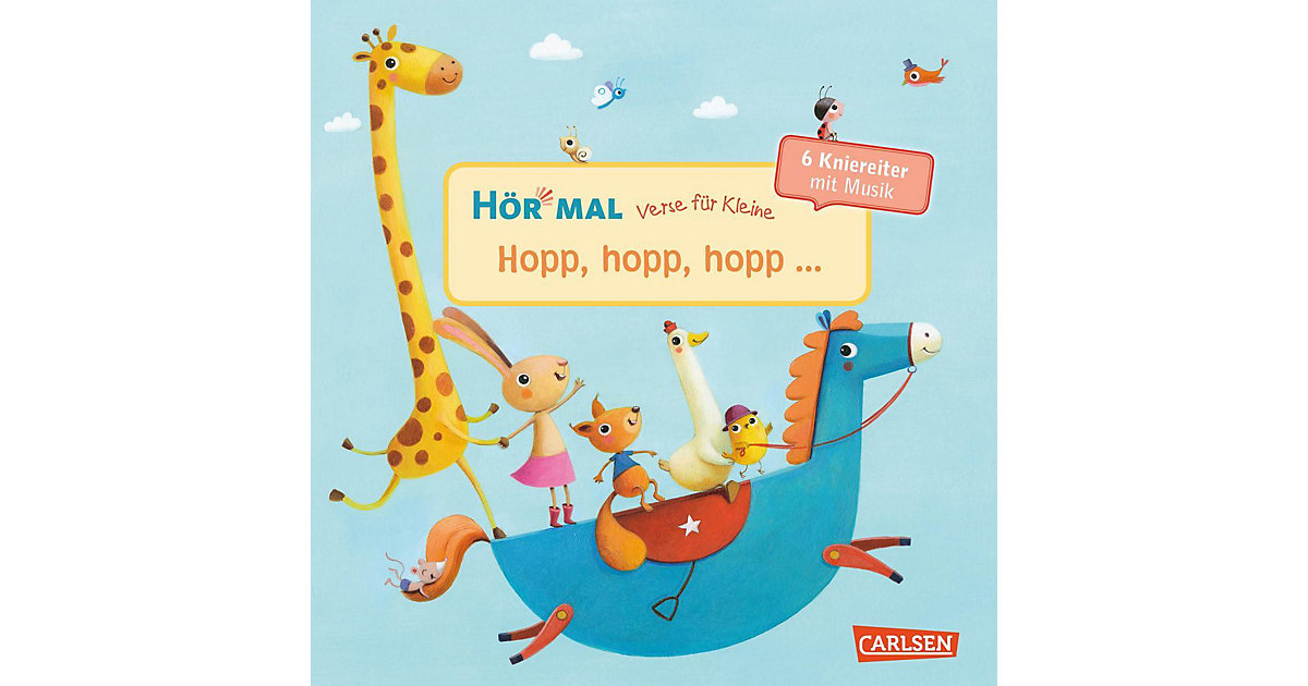 Buch - Hör mal: Verse Kleine: Hopp, hopp, hopp, Soundbuch Kleinkinder Buch - Hör mal: Verse Kleine: Hopp, hopp, hopp, Soundbuch Kleinkinder von Carlsen Verlag