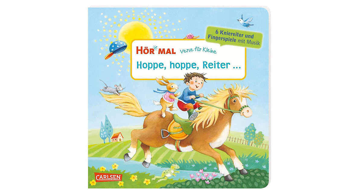 Buch - Hör mal: Verse Kleine: Hoppe, hoppe, Reiter, m. Soundeffekten  Kleinkinder von Carlsen Verlag