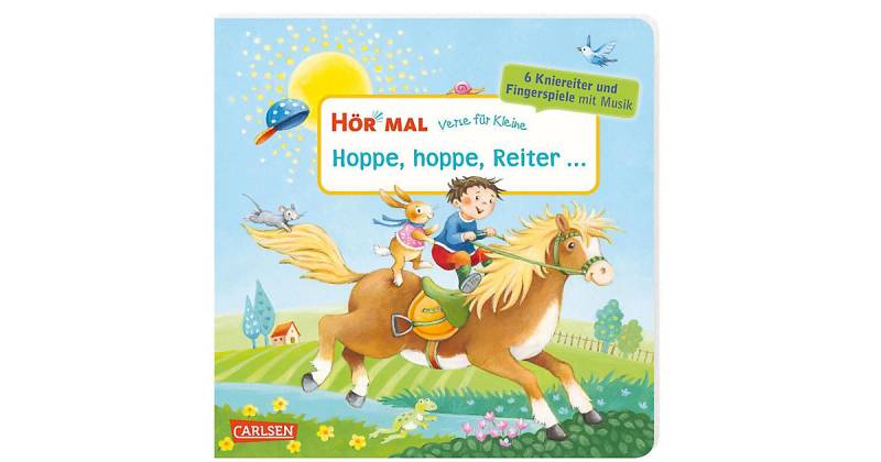 Buch - Hör mal: Verse Kleine: Hoppe, hoppe, Reiter, m. Soundeffekten  Kleinkinder von Carlsen Verlag