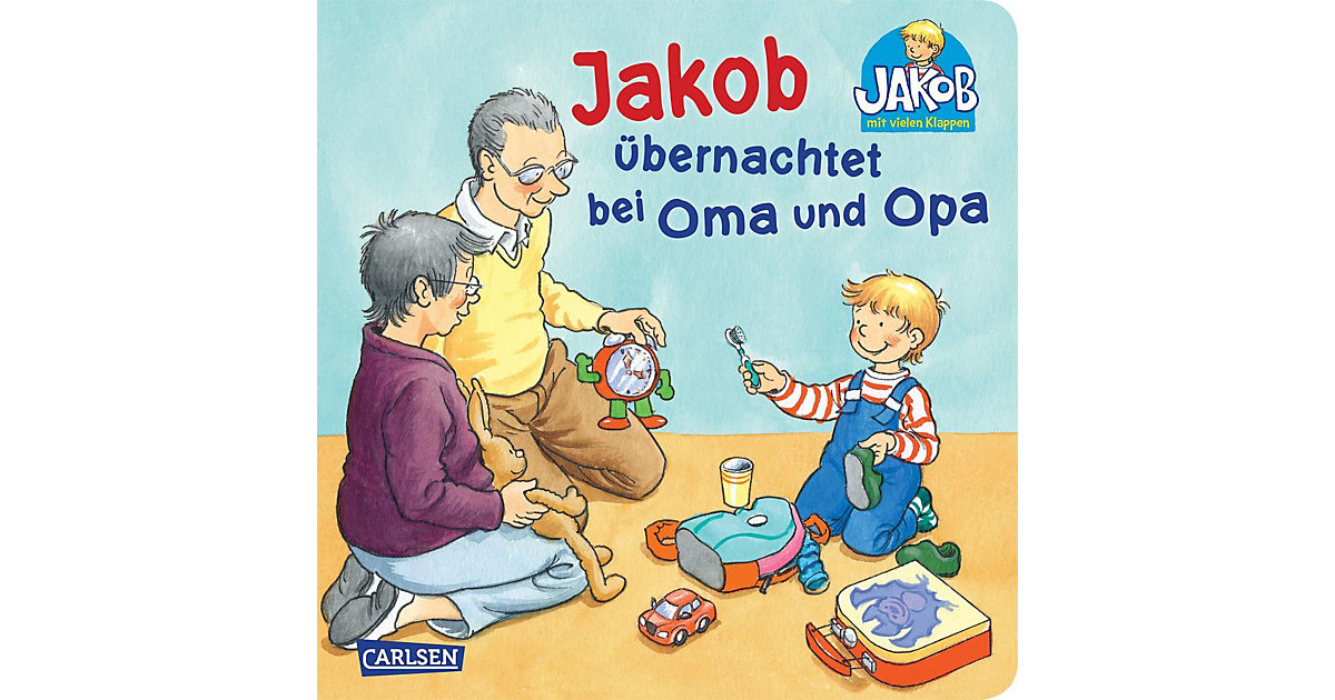 Buch - Kleiner Jakob: Jakob übernachtet bei Oma und Opa Buch - Kleiner Jakob: Jakob übernachtet bei Oma und Opa von Carlsen Verlag