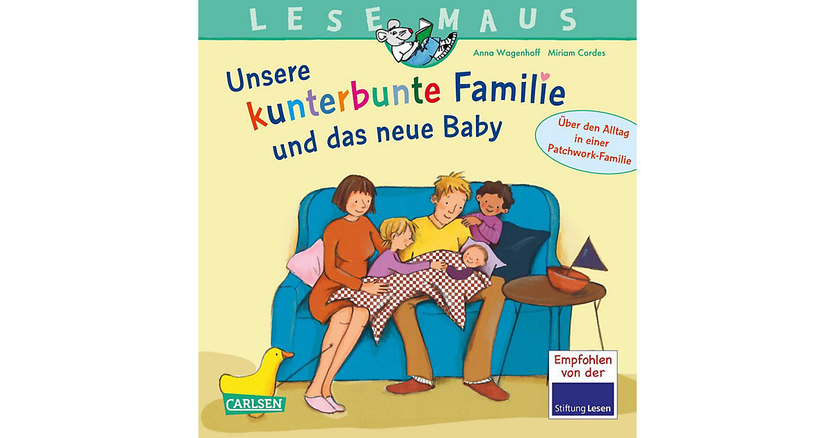 Buch - LESEMAUS 173: Unsere kunterbunte Familie und das neue Baby Buch - LESEMAUS 173: Unsere kunterbunte Familie und das neue Baby von Carlsen Verlag