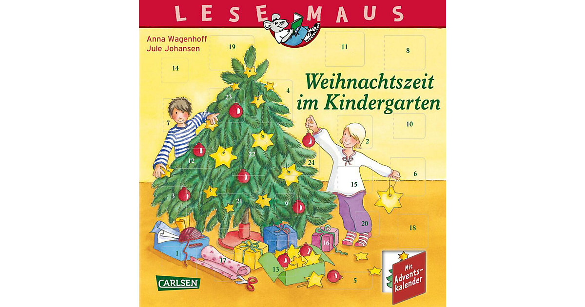 Buch - LESEMAUS 24: Weihnachtszeit im Kindergarten von Carlsen Verlag