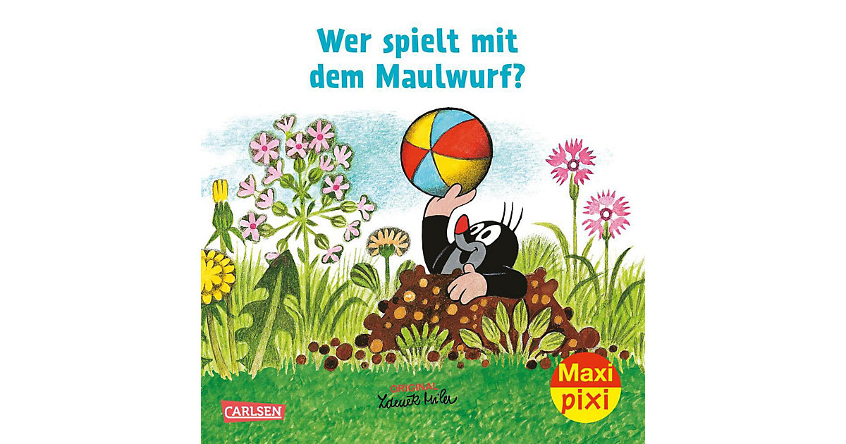 Buch - Maxi Pixi 406: Wer spielt mit dem Maulwurf? von Carlsen Verlag