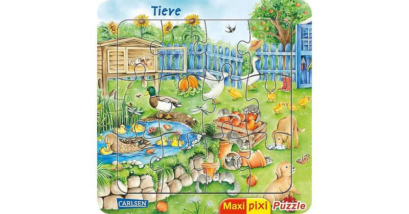 Maxi-Pixi-Puzzle: Tiere (Kinderpuzzle) von Carlsen Verlag