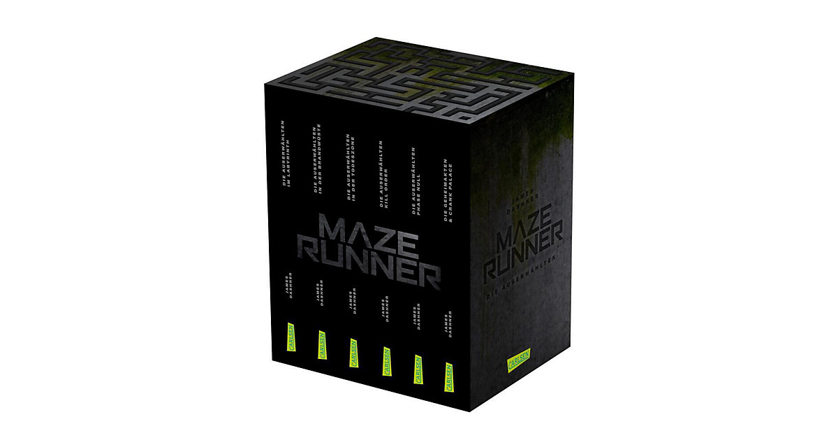 Buch - Maze-Runner-Schuber (6 Bände im Taschenbuch-Schuber inklusive Bonusband mit »Crank Palace« und »Die Geheimakten«), 5 Teile von Carlsen Verlag