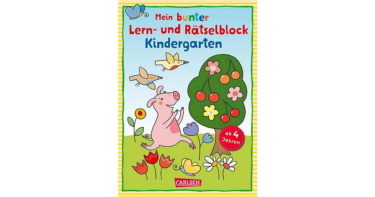 Buch - Mein bunter Lern- und Rätselblock: Kindergarten Buch - Mein bunter Lern- und Rätselblock: Kindergarten von Carlsen Verlag