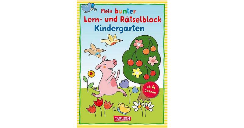 Buch - Mein bunter Lern- und Rätselblock: Kindergarten von Carlsen Verlag