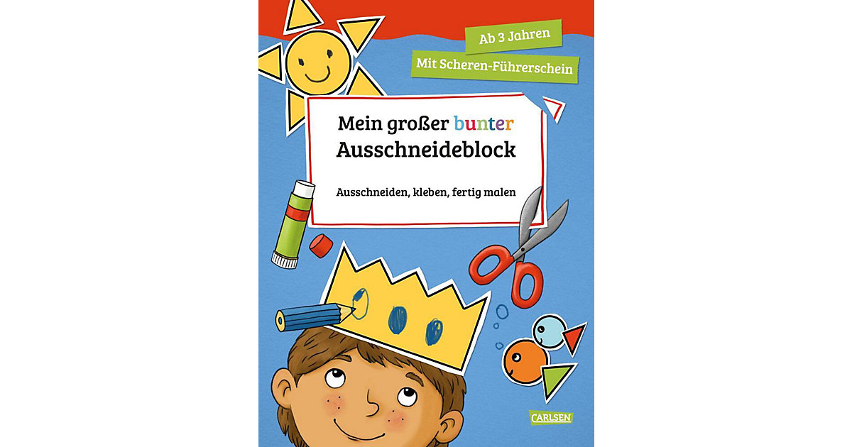 Buch - Mein großer bunter Ausschneideblock von Carlsen Verlag