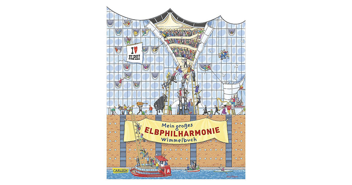 Buch - Mein großes Elbphilharmonie-Wimmelbuch Buch - Mein großes Elbphilharmonie-Wimmelbuch von Carlsen Verlag