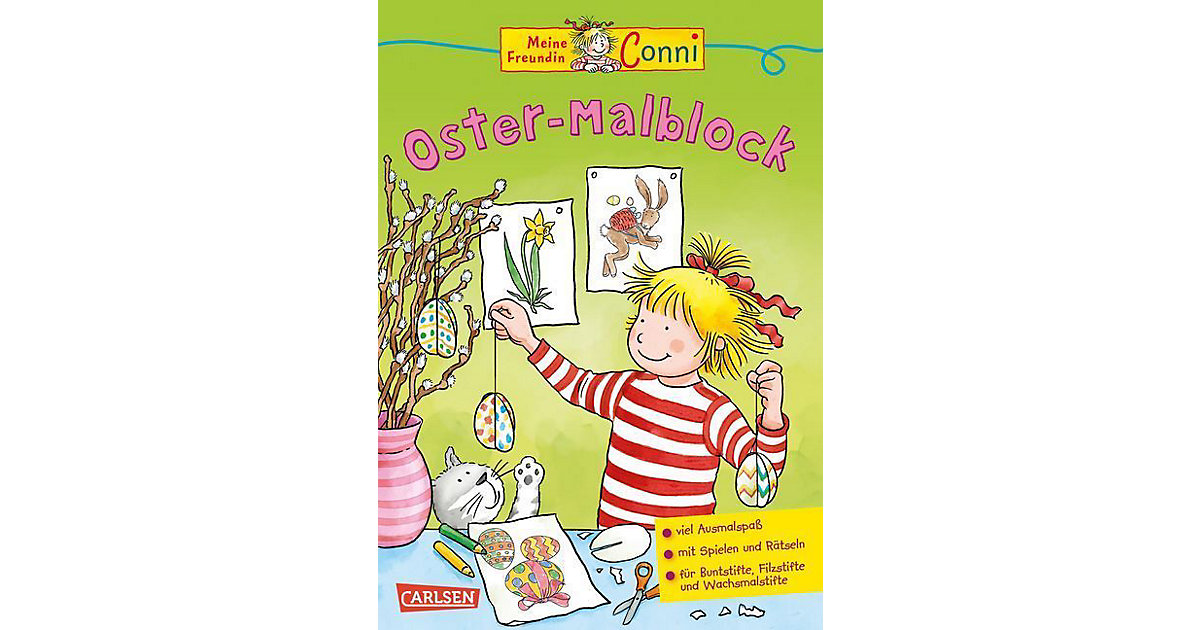 Buch - Meine Freundin Conni - Oster-Malblock Buch - Meine Freundin Conni - Oster-Malblock von Carlsen Verlag