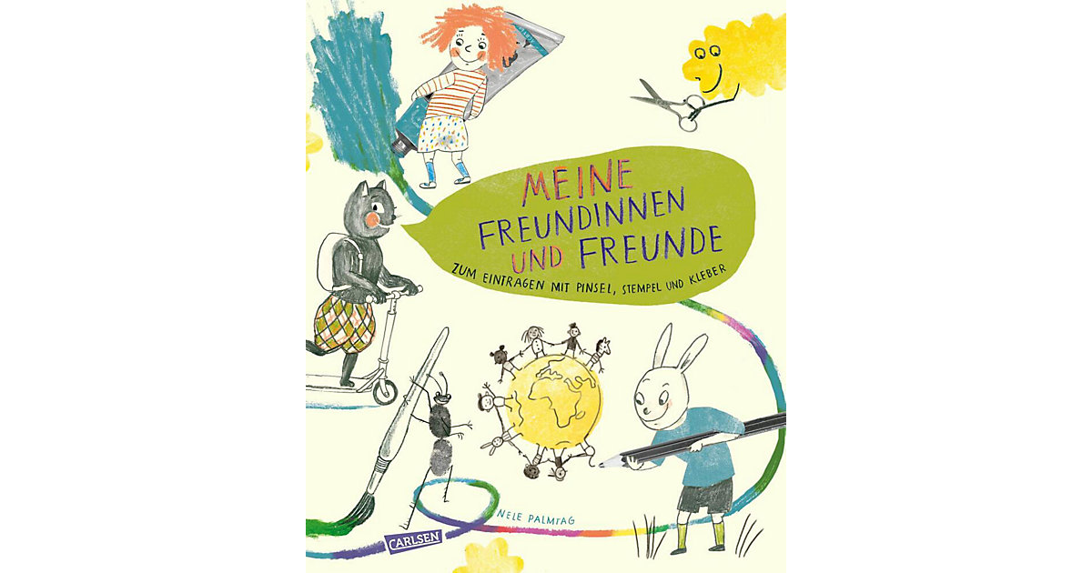 Buch - Meine Freundinnen und Freunde - zum Eintragen mit Pinsel, Stempel, Kleber Buch - Meine Freundinnen und Freunde - zum Eintragen mit Pinsel, Stempel, Kleber von Carlsen Verlag