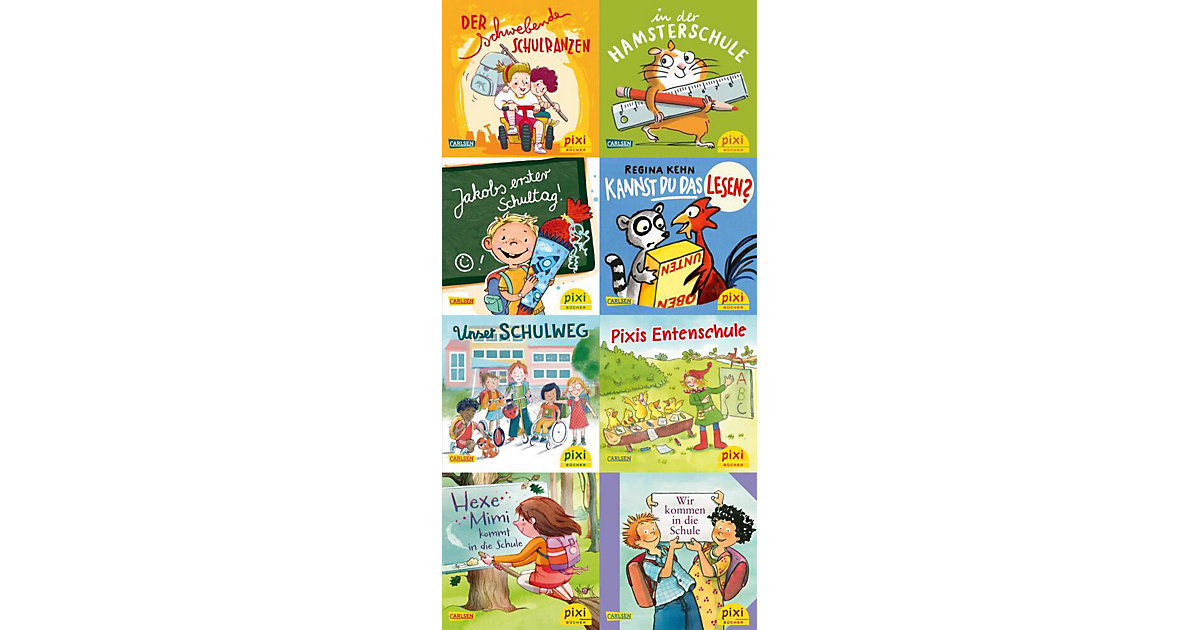 Buch - Pixi-Box 283: Geschichten die Schultüte (8x8 Exemplare), 64 Teile  Kinder von Carlsen Verlag