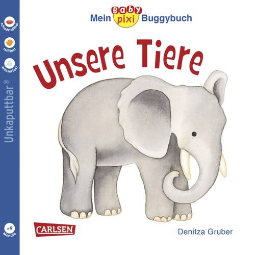 Carlsen Verlag Baby Pixi 44: Mein Baby-Pixi Buggybuch: Unsere Tiere 105146 von Carlsen Verlag