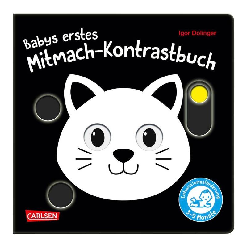 Carlsen Verlag Pappbilderbuch Babys erstes Mitmach-Kontrastbuch von Carlsen Verlag