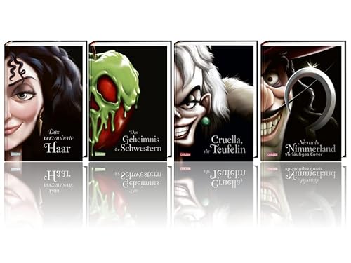 Carlsen Disney Villains | Band 5-7 und 9 im Hardcover-Set | Das Geheimnis der Schwestern + Cruella, die Teufelin + Das Herz so kalt + Niemals Nimmerland Carlsen Disney Villains | Band 5-7 und 9 im Hardcover-Set | Das Geheimnis der Schwestern + Cruella, die Teufelin + Das Herz so kalt + Niemals Nimmerland von Carlsen