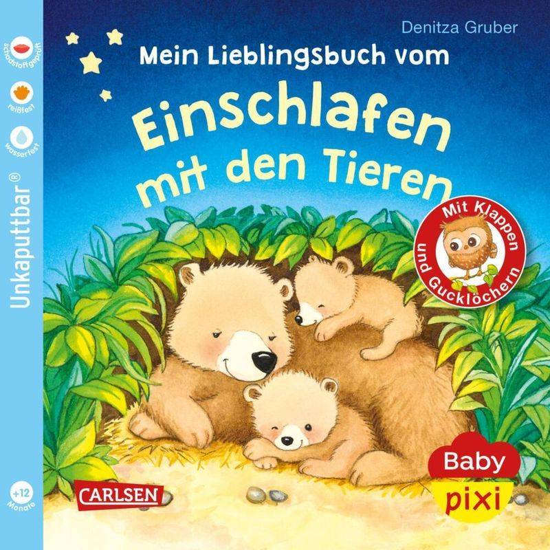 Baby Pixi (unkaputtbar) 96: Mein Lieblingsbuch vom Einschlafen mit den Tieren von Carlsen