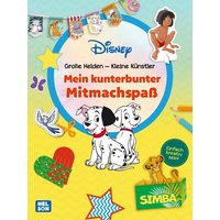 CARLSEN 512227 Disney Kreative Beschäftigung: Große Helden - Kleine Künstler: Mein kunterbunter Mitmachspaß von Carlsen
