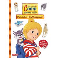 CARLSEN 9783551182777 Conni Gelbe Reihe: Meine Freundin Conni - Geheimnis um Kater Mau. Mein tolles Film-Stickerbuch von Carlsen