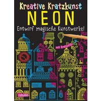 CARLSEN 9783551187475 Kreative Kratzkunst: Neon von Carlsen