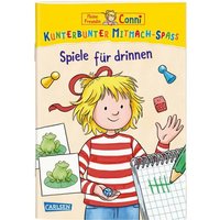 CARLSEN 9783551189356 Meine Freundin Conni: Kunterbunter Mitmach-Spaß - Spiele für drinnen von Carlsen