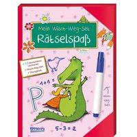 CARLSEN 9783551189912 Schlau für die Schule: Mein Wisch-Weg-Set: Rätselspaß von Carlsen