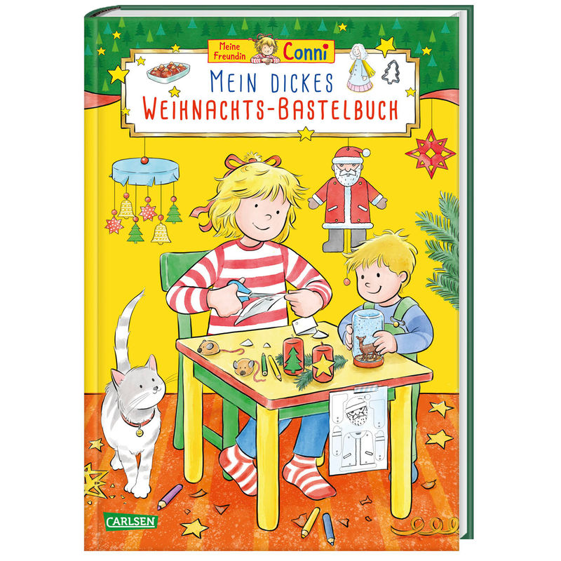 Conni Gelbe Reihe (Beschäftigungsbuch): Mein dickes Weihnachts-Bastelbuch von Carlsen