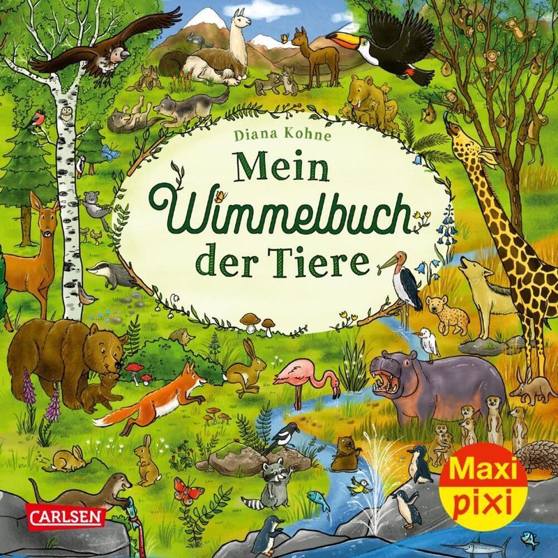 Maxi Pixi 417: Mein Wimmelbuch der Tiere von Carlsen