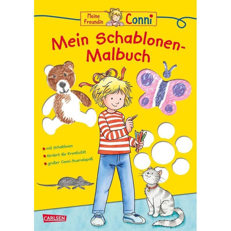 Mein Schablonen-Malbuch / Conni Gelbe Reihe Bd.39 von Carlsen