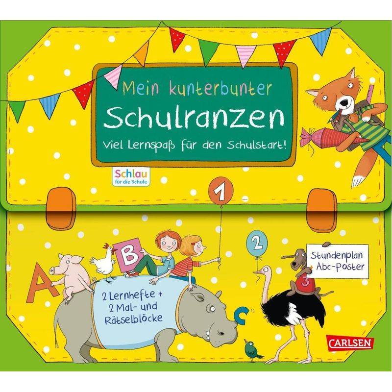 Schlau für die Schule: Mein kunterbunter Schulranzen (Buch-Set für den Schulstart) von Carlsen