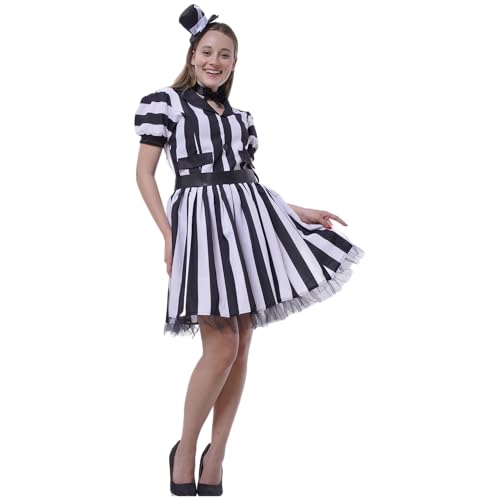 Carnavalife Bitelchus-Kostüm, Herren-Kostüm, Bitelchus-Kostüm für Tim Burton, Geisterkostüm für Herren, Halloween, Karneval (M, Bitelchuskleid) von Carnavalife