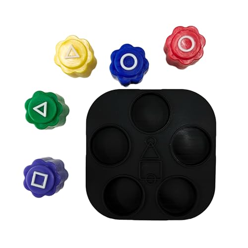 Carnavalife Gonggi Koreanisches Spiel, koreanischer Stein, Jack, Spielzeug der koreanischen Reihe, Gonggi Spielset, Familienspiel, pädagogisches Spielzeug (mit Tablett ohne Box) von Carnavalife