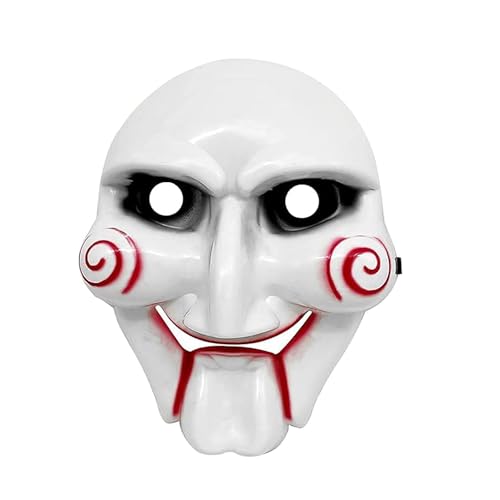 Carnavalife Mascara Saw Assassin, Halloween Clown Saw Billy Maske für Erwachsene, Horror Film Carnavalife Mascara Saw Assassin, Halloween Clown Saw Billy Maske für Erwachsene, Horror Film von Carnavalife
