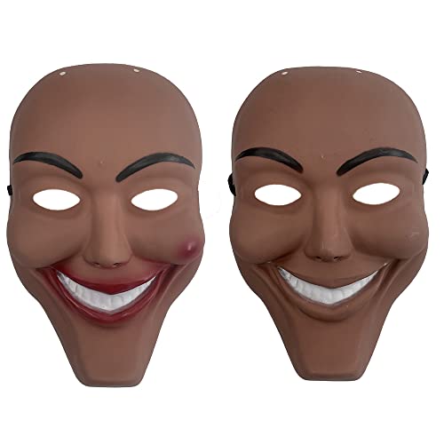 Carnavalife The Purge Anarchy Horrormaske für Halloween-Party, James Sandin, Film-Zubehör für Cosplay, 2 Stück Carnavalife The Purge Anarchy Horrormaske für Halloween-Party, James Sandin, Film-Zubehör für Cosplay, 2 Stück von Carnavalife