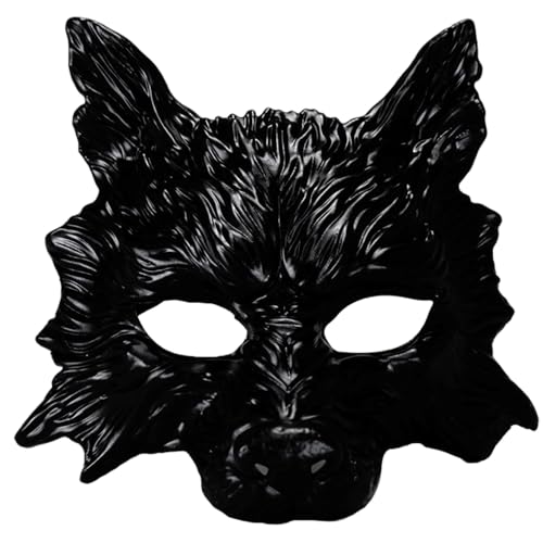 Carnavalife Wolf Maske, 3D, halbes Gesicht, Werwolf-Maske, Halloween-Maske, Tiermaske, für Erwachsene, Wolfsmaske Carnavalife Wolf Maske, 3D, halbes Gesicht, Werwolf-Maske, Halloween-Maske, Tiermaske, für Erwachsene, Wolfsmaske von Carnavalife
