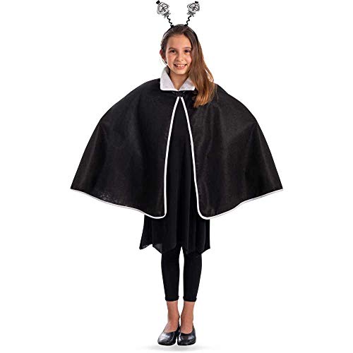 Carnival Toys Cape Skelett mit Kapuze, 65 cm, Filz Carnival Toys Cape Skelett mit Kapuze, 65 cm, Filz von Carnival Toys