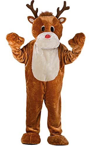 Carnival Toys 27042 - Riesen Elch Kostüm mit Handschuhen, Füße und Kopf, XXL von Carnival Toys