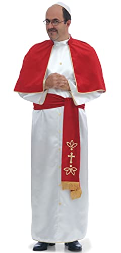 Carnival Toys 80668 - Papst, Herrenkostüm mit Kopfbedeckung, M von Carnival Toys