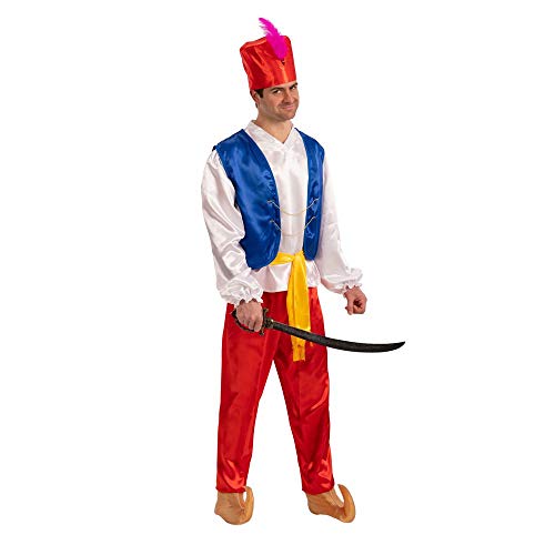 Carnival Toys Kostüm/Verkleidung Aladin mit Gürtel. Weste und Hut, Größe M von Carnival Toys