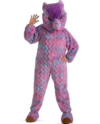 Carnival Toys Giant multi-colour lama jumpsuit (one size: L-XXL) in bag., Pink, Purple, Blue And Brown von Carnival Toys