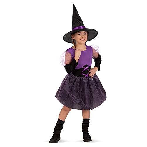 Carnival Toys Little purple witch costume for girl, size V, in bag w/hook. von Carnival Toys