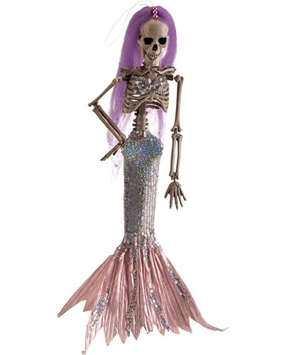 Carnival Toys Mermaid Skeleton On Pedestal H.cm.40 W/Hangtag/Label von Carnival Toys