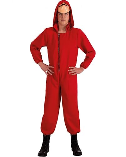 Carnival Toys Red Jumpsuit Boy one Size (VII-VIII) in Bag with Hook von Carnival Toys