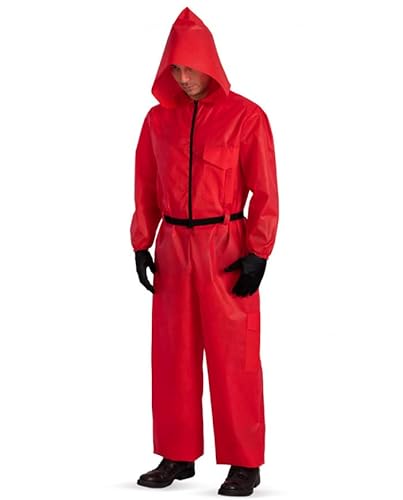 Carnival Toys Red Squid Jumpsuit Unisex Size M (h.cm.160/170) in Envelope w/Hook von Carnival Toys