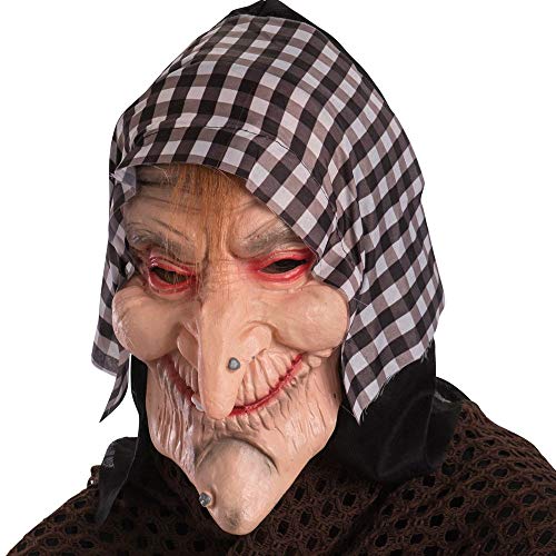 Carnival Toys Gesichtsmaske aus Fingomma mit Kapuze und Stütze Maske 920 von Carnival Toys