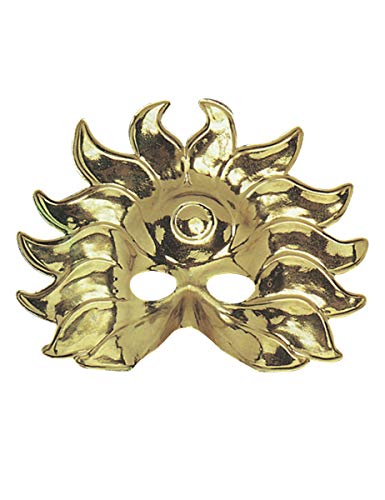 Generique - Sonnen-König Halbmaske Kostüm-Accessoire Gold Generique - Sonnen-König Halbmaske Kostüm-Accessoire Gold von Carnival Toys