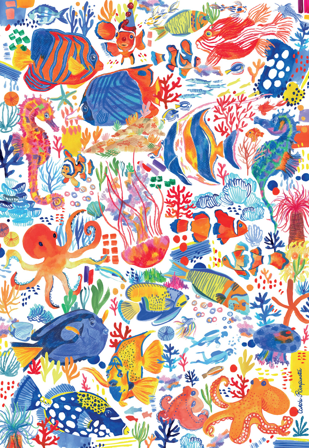 Carole Rampinetta Premier Avril 1000 Teile Puzzle Rampinetta-PremierAvril von Carole Rampinetta