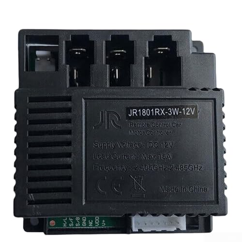 Kinder Elektrofahrzeug Controller JR1801-3W-12V JR1801RX-12V Kinder Elektroauto RC & Empfänger 2.4G (JR1801RX-3W-12V) von Guoml